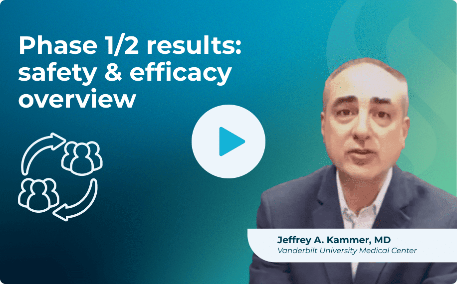 Phase 1/2 results: safety & efficacy overview